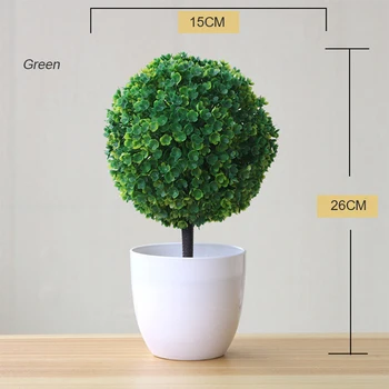 Nové Mini Umělé Rostliny, Bonsai Malé Simulované Tree Hrnkové Rostliny Falešné Květiny Kancelářský Stůl Hrnkové Ozdoby Home Garden Decor