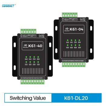 Přepínání Hodnotu Synchronní Dálkový Přenos 4-way Přepnout Vstupní Signál/Výstupní CDSENET K61-DL20 Lora RS485 Modbus Remote Alarm
