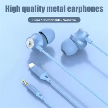 Měď Ovladače hi-fi, Sportovní Sluchátka 3,5 mm In-ear Sluchátka Ergonomické Bass Music Sluchátka Pro Telefony, Tablety