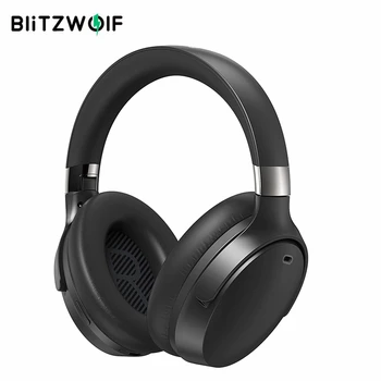 BlitzWolf BW-HP5 Bluetooth Headset ANC Sluchátka Duální Aktivní Potlačení Hluku Dual Ovladače 1000mAh AAC Stereo Bezdrátová Sluchátka