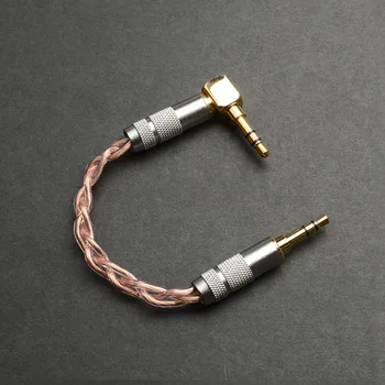 OKCSC zástrčka 3,5 mm Na 3,5 mm Stereo Audio Kabel AUX Připojení 3,5 Mm Jack pro Sluchátkový Zesilovač Typ L Jedna Strana