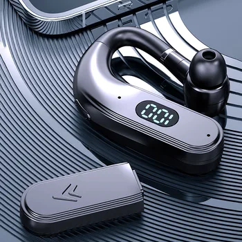Bezdrátový Headset Pro Počítače 5.2 Modrý Zub Headset Handsfree Single-Ear Sluchátka S Noise Canceling Mikrofon Hluku