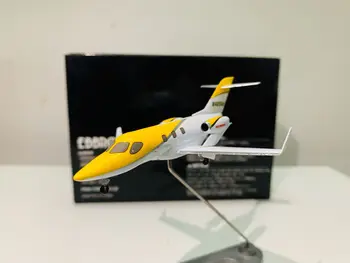 Ebbro v Měřítku 1/144 Plný Kovový Model Hondajet N420EX Letadlo Žlutá/Bílá