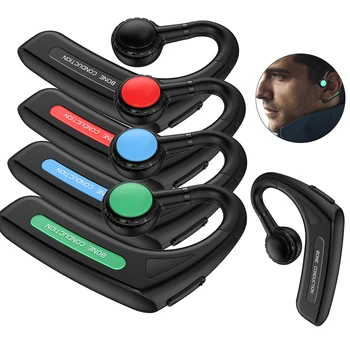 Kostní Vedení Sluchátka Bluetooth Kompatibilní Sluchátka Handsfree Bezdrátová Sportovní Sluchátka S Mikrofonem Pro Běh, Jízda Na Kole