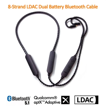 LDAC Bluetooth 5.1 Modul Kabel pro Čelenka Studio Sluchátka s Vysokým Rozlišením Bezdrátové Audio Adaptér s Mikrofonem Stereo Hi-Res Hudbu