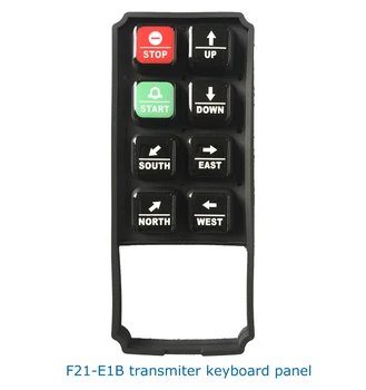 Dálkové ovládání průmyslových bezdrátových jeřáb dálkové ovládání F21E1B F21-E1B vysílač silikagel klávesnice tlačítka panelu