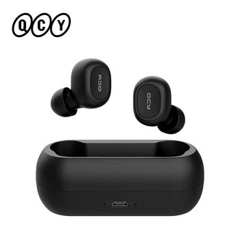 QCY T1C Bezdrátová Sluchátka Bluetooth 5.0 3D Stereo TWS Sluchátka s Duálním Mikrofonem, Headset, HD Volání Sluchátka Přizpůsobení APLIKACE