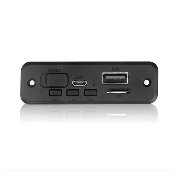 5V 2 x 3W Zesilovač Bluetooth 5.0 Auto MP3 Přehrávač Dekodér Rady Bezdrátové FM Rádio Modul TF USB AUX Audio