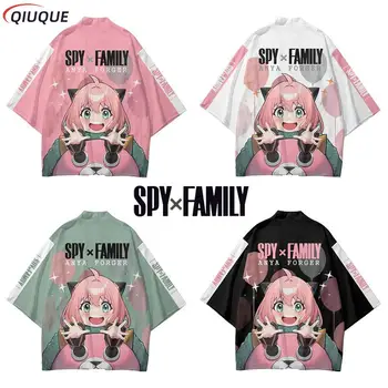 Anime Spy X Rodina Yor Anya Loid Padělatel 3D Tisk Kimono Haori Letní Košile Kabát Plášť Plášť pro Dospělé, Děti Cosplay Kostým