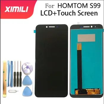 5.5 palcový HOMTOM S99 LCD Displej+Touch Screen Digitizer Shromáždění 100% Originální LCD +Dotyk Digitizer pro s99 +Nástroje