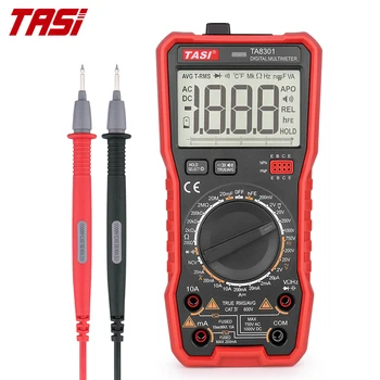 TASI TA8301 Digitální Multimetr S Voice Broadcasting Funkce Profesional Ture RMS AC DC NCV Smart Multimetro Tester Napětí