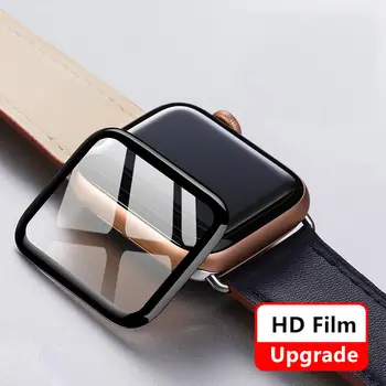 Sklo Pro Apple hodinky kapela 44 MM 40 MM 42 MM 38 MM Screen Protector 9D HD soft Film vodotěsné iwatch série 6 5 4 3 se 7 45 mm 41 mm