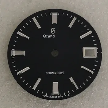 Nová úprava hodinky doplňky GS a S logem texturu kamene dial 28,5 mm pro Japonské NH35/36 pohyb, případ, Data