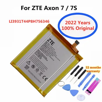 2022 Let, 100% Originální Baterie LI3931T44P8H756346 Pro ZTE Axon 7 7 A2017 A2018 3140mAh Mobilní Telefon Baterie + Nářadí