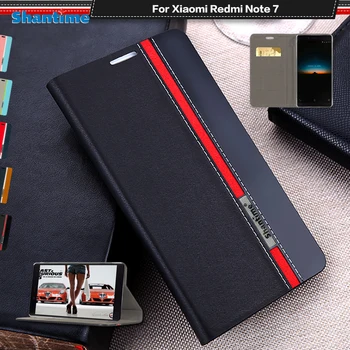 PU Kůže Telefon Pouzdro Pro Xiaomi Redmi Note 7 Flip Book Pouzdro Pro Xiaomi Redmi Note 7 Pro Business Case Pro Xiaomi Redmi 7 Kryt