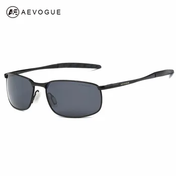 AEVOGUE Polarizd sluneční Brýle Pro Muže Obdélník Kovový Rám Značky Módní Návrhář Odstíny, Sluneční Brýle AE0535