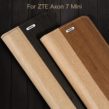 Pu Kůže Telefon Pouzdro Pro ZTE Axon 7 Mini Business Case Pro ZTE Axon 7 Mini Flip Book Případě Měkké Silikonové Zadní Kryt