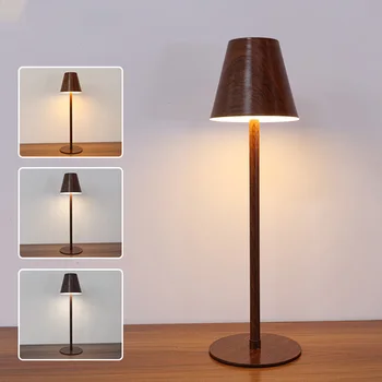 Moderní LED Stolní Lampa Bar, Restaurace Dobíjecí Nordic Style Bezdrátový Stolní Lampa Touch Stmívání Ložnice Noční Studii Noční Lampa