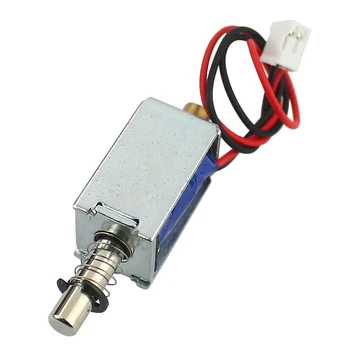 Malé DC12V elektromagnetické solenoidové push-pull elektromagnetický zdvih 4mm mini elektromagnetické cívky