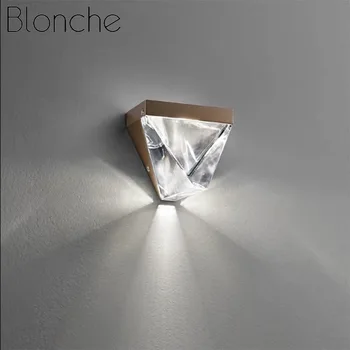 Blonche Moderní LED Nástěnné Svítidlo Crystal Gold nástěnného Svícnu Světla pro Ložnice, Obývací Pokoj Restaurace Osvětlení Podkroví Svítidla Svítidlo