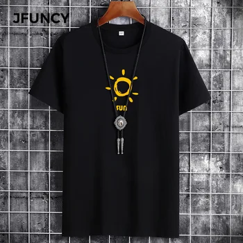 Anime Gothic 2022 Nové Letní Bavlna Muži T-Košile Trička Fashion Harajuku Slunce Tisk krátké Trička Prodyšný Muži Tričko Topy
