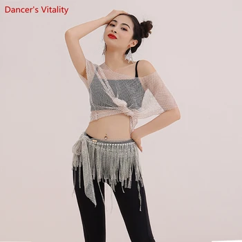 Belly Dance Top Vydlabat Taneční Praxe Oblečení, Skupiny Univerzální Výkon, Kostýmy Orientální Tanec Dance Top Oblečení