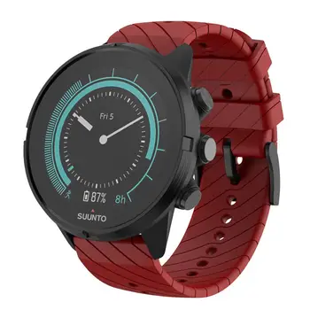 Sportovní Silikonové Watchband pro hodinky SUUNTO 9/SUUNTO 9 Baro Hodinky Popruh 24mm pro SUUNTO Spartan Venkovní Smartwatches Příslušenství
