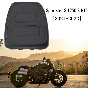 PRO Sportster S 1250 S RH 1250 S 2021 2022 Motocykl Černá Spolujezdec Zadní Sedadla Pad PU Kůže Polštář 1ks