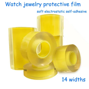 1 Role PVC Hodinky Ochranný Film Roll Hodinky Fólie Páska Transparentní Anti-Statické Šperky Ochranu Pásky, Hodinky Nástroje