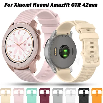 Silikonové Originální Sport Smart Watchband Pro Xiaomi Huami Amazfit GTS 2/GTR 42mm/GTS/Bip Sledovat Barevné Spony náramek Náramek