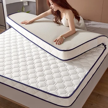 Luxusní prodyšné matrace latex polštář domů zahuštěný kolej jednolůžkový dvoulůžkový matrace tatami houba polštář matrace