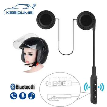 BT19 Motorky Helma Headset Bluetooth V5.0 Moto Bezdrátové Handsfree Volání Stereo Sluchátka Reproduktor Podpora Mic, Hlasové Ovládání