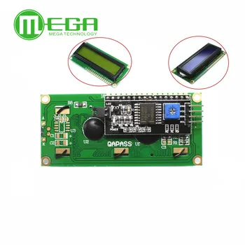 50KS LCD modul Modrá obrazovka zelenou obrazovku IIC/I2C 1602 pro arduino 1602 LCD UNO r3 mega2560
