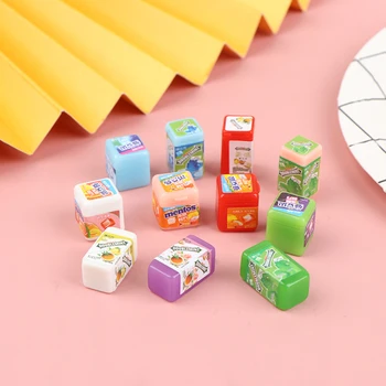 5kusů Dollhouse Miniaturní Mini Předstírat, Hrát Hračky Žvýkat Žvýkačku Lahve Model Pro Panenku Dům Dekor Děti Dárek