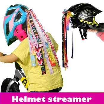 5KS Děti rovnováhu na kole helmu fáborky kolo horské kolo helmu dekorace stuha příslušenství baby bike příslušenství