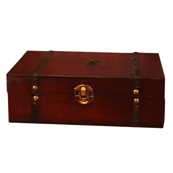 Starožitné Dřevěné truhly, Deskové Hry, Úložný Box pro Poker, Karty, Tarot Cetky, Šperky a Home Decor