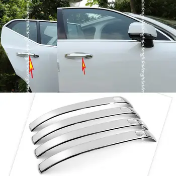 Pro Volvo XC40 2018-2020 Silver titanium exteriér vnější kliky dveří kryt střihu, Auto Příslušenství
