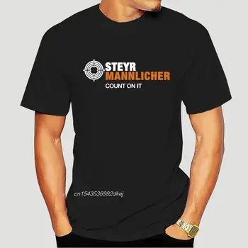 Steyr Mannlicher střelných Zbraní USA Vojenské Taktické Lov Černé Velikost trička S-5XL 2689A