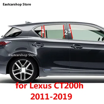 Auto, Dveře, Okna Prostředním Sloupci Výbava Dekorační Lišta na Ochranu PC Nálepky pro Lexus CT200h CT 200 200h 2011-2019 Příslušenství