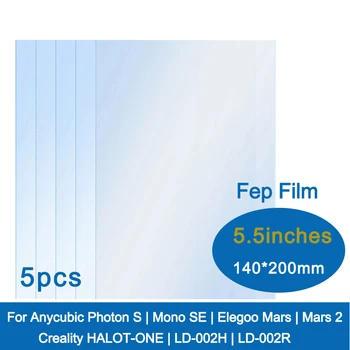 RVP Film 5.5 V 200*140 mm pro Creality ANYCUBIC Foton S Elegoo Mars 0,15 mm UV Pryskyřice 3D Tiskáren Vydání Filmů RVP List