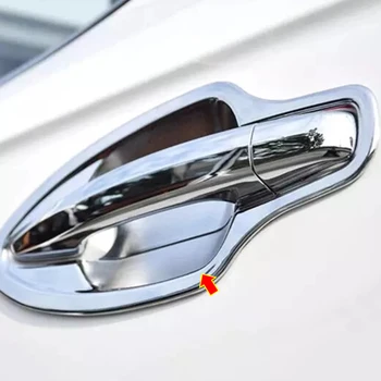 ABS chrome Pro Mitsubishi Outlander doplňky 2015 2016 2017 Dveře Auta protector rukojeť Mísy Rám kryt Čalounění 8ks