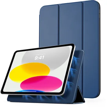 Magnetické Pouzdro pro iPad 10. Generace 2022 Slim Smart Folio Oživení Stand Kožené Pouzdro pro iPad 10 10.9 inch