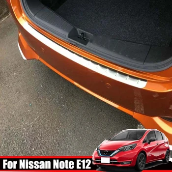 Pro Nissan Note E12 E-power 2016-2019 z Nerezové Oceli vnější Zadní Nárazník Protector Parapet Kufru Zadní stráž deska Kryt příslušenství