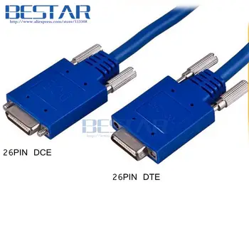 CAB-SS-2626X 26pin DTE Na 26pin DCE Inteligentní Sériový kabel 1m 3ft pro Směrovače Cisco WIC-2T, WIC-2A/S WAN Rozhraní karty