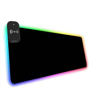 Luxusní RGB Bezdrátové nabíjení Podložka pod Myš Počítač, Notebook, Podložka pod myš, Klávesnice Pad PC Gamer Mouse Mat Koberec Kancelář Mausepad Pro Apple