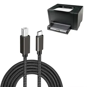 Typ-c Na Usb B 2.0 Kabel Tiskárny 1,5 m / 2m Kabel Skeneru Kompatibilní Pro Notebook Exkluzivní Tisk Kabel Drop Shipping