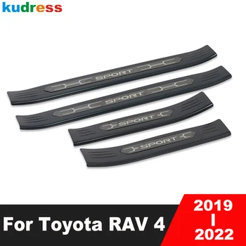 Dveře, Parapet Šoupat Deska Kryt Střihu Pro Toyota RAV4 RAV 4 2019 2020 2021 2022 Nerezové Dveře Auta Pedál ochranný kryt Příslušenství