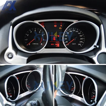 Pro Mitsubishi ASX RVR Outlander Sport 2013 -2017 2018 2019 Chrome Dashboard Panel Nástroj Měřidlo Kryt Trim Lití Lůžkem