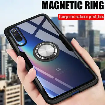 Nárazuvzdorné Magnetické Telefon Pouzdro Pro Redmi Poznámka 7 7 8 5 k20 pro Případ, Držák Kroužek Pouzdro Pro Xiaomi 8 9 Lite se Silikonové Měkké Pouzdro