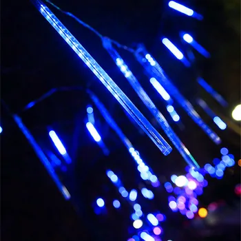 Nové Vodotěsné 30/50cm Dovolenou Meteor Sprcha Déšť, LED String Světla pro Vnitřní Venkovní Zahradní Svatební Párty, Vánoční Strom Výzdoba